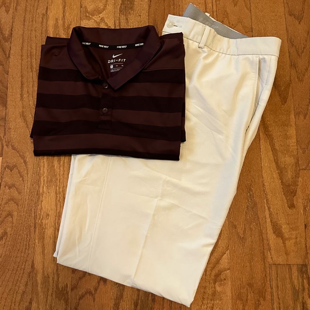 Nike Tan Golf Pants